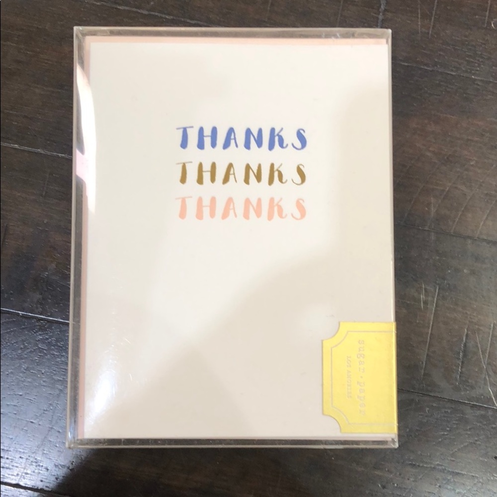 Sugar Paper Thank you Notes